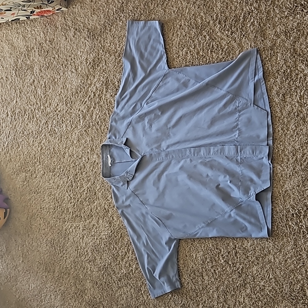 Beaumont Organic button up collared shirt, size L